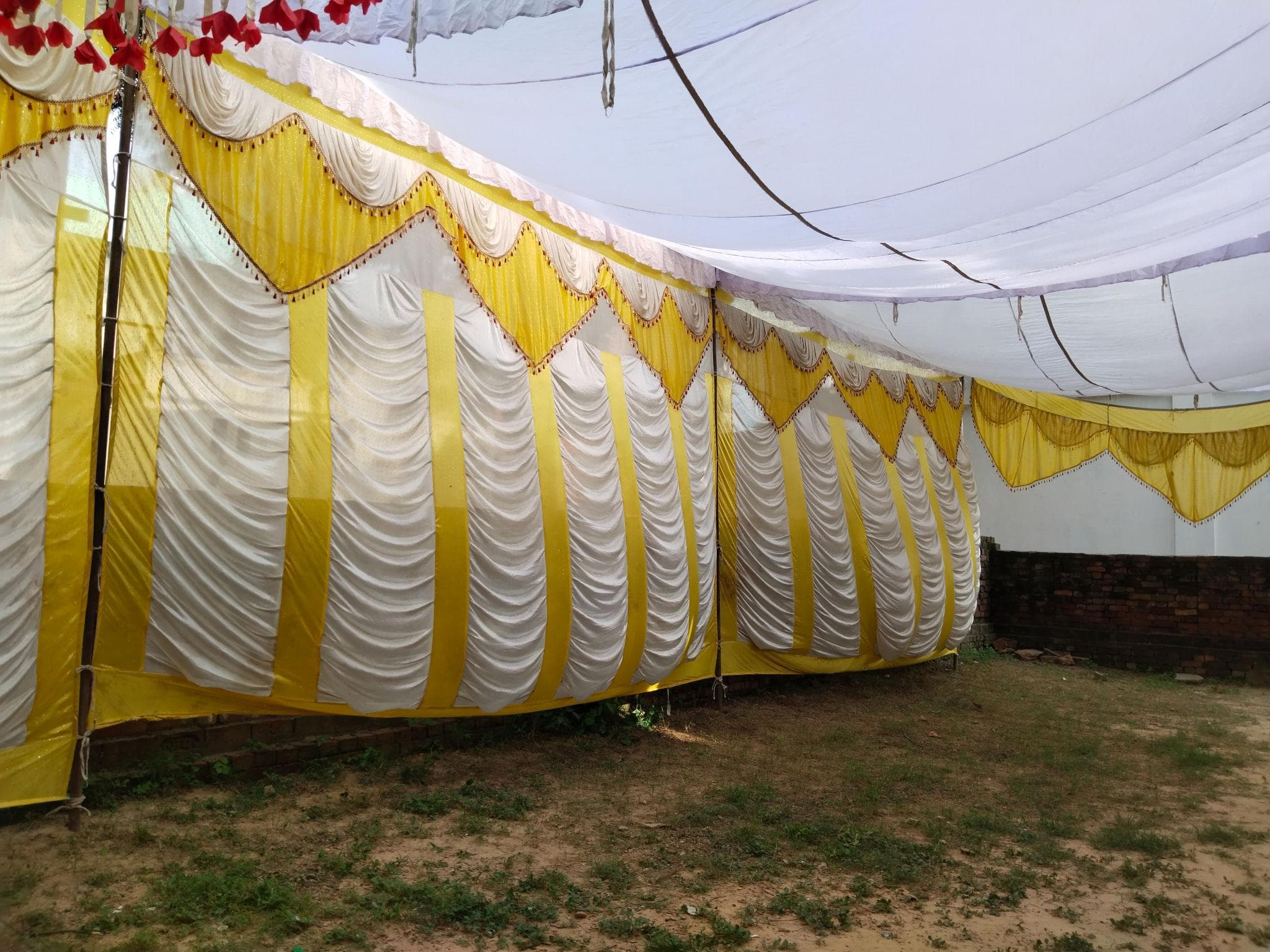 Wedding Fabric Tent Rental thumbnail 3