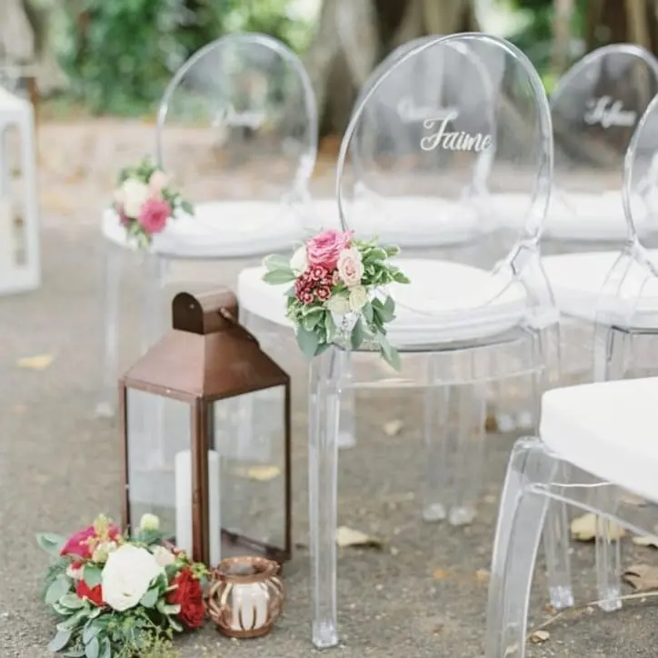 Acrylic Chair on rent thumbnail 3